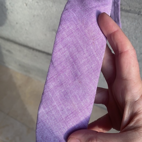 Penguin Slim Tie in Lilac - Picture 9 of 11
